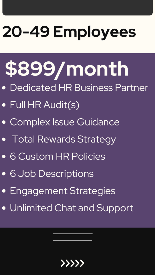 HR Support 20-49 Employees