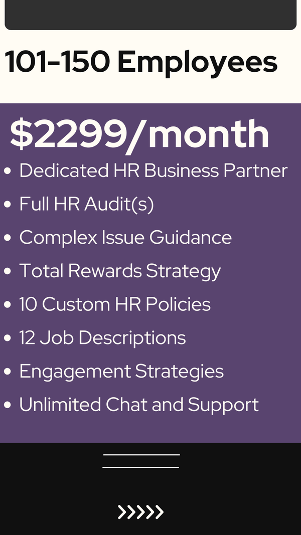 HR Support 101-150 Employees