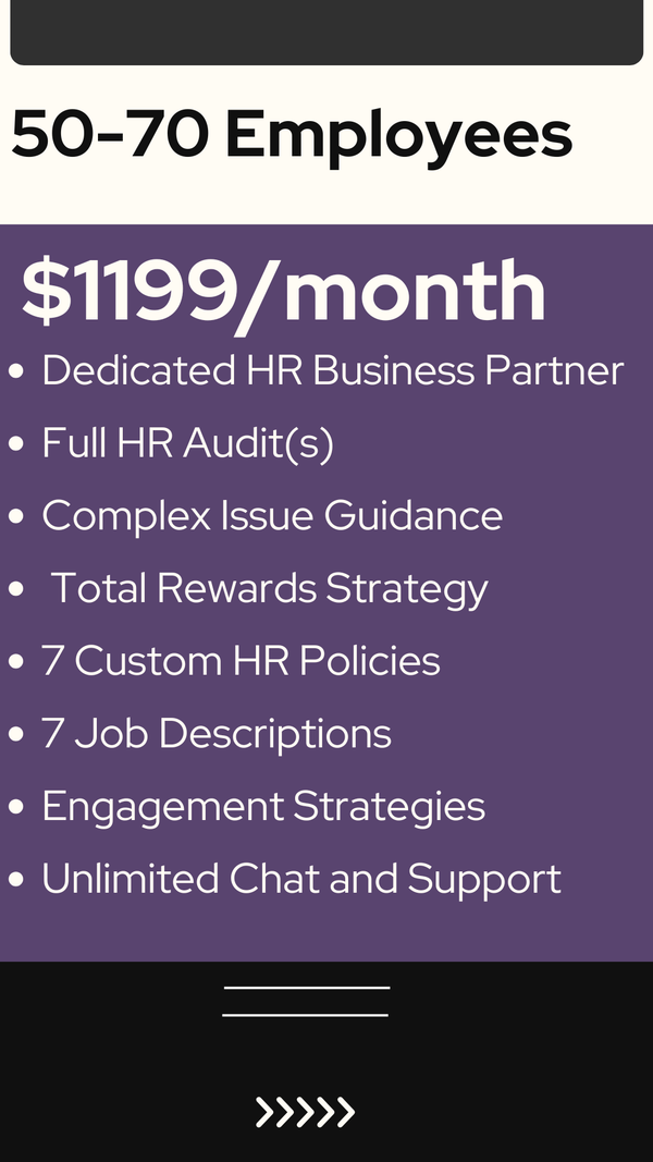 HR Support 50-70 Employees